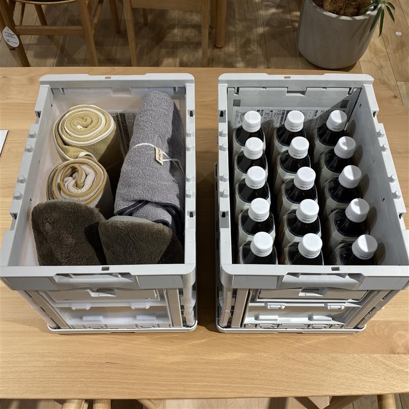 西友荻窪】収納しやすくて、取り出しやすいコンテナのご紹介｜ 無印良品